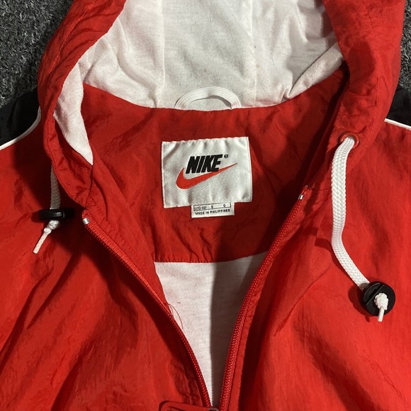 VINTAGE  NIKE  JACKET Size L Made in PH - Nike Circle logo with line - Picture 4 of 11
